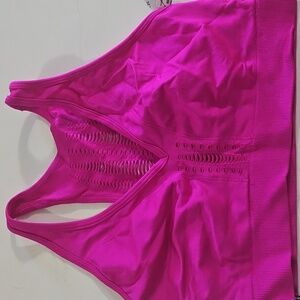Vibrant Pink Women's Sports Bra Size Large